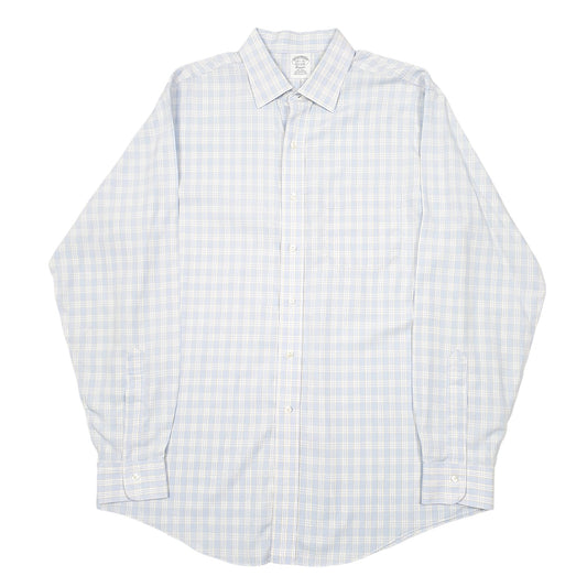 Mens Blue Brooks Brothers  Long Sleeve Shirt