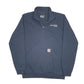 Mens Navy Carhartt Workwear Timber Tech USA Quarter Zip Jumper