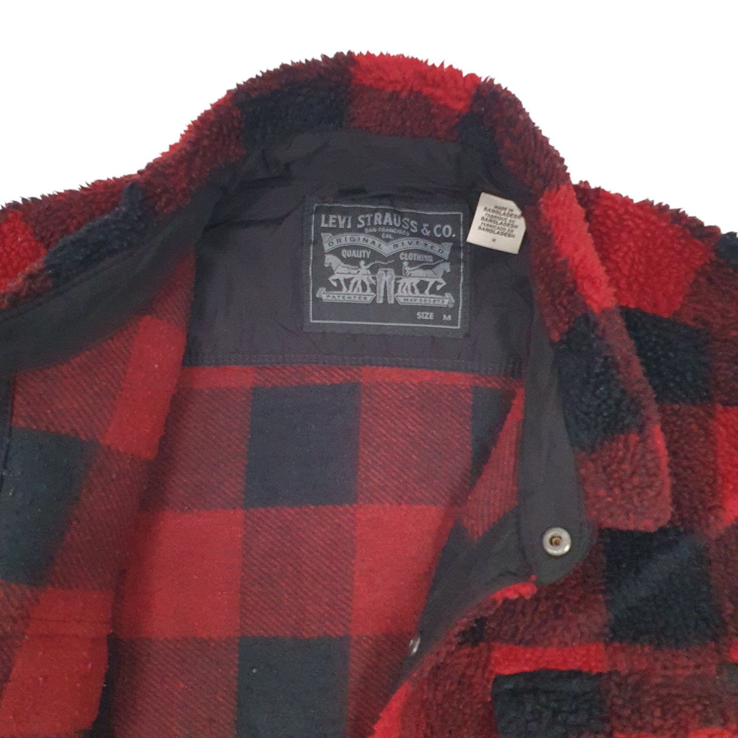 Mens Red Levis   Coat