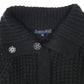 Womens Black French Connection Chunky Knit Cardigan Jumper