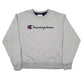 Mens Grey Champion  Crewneck Jumper