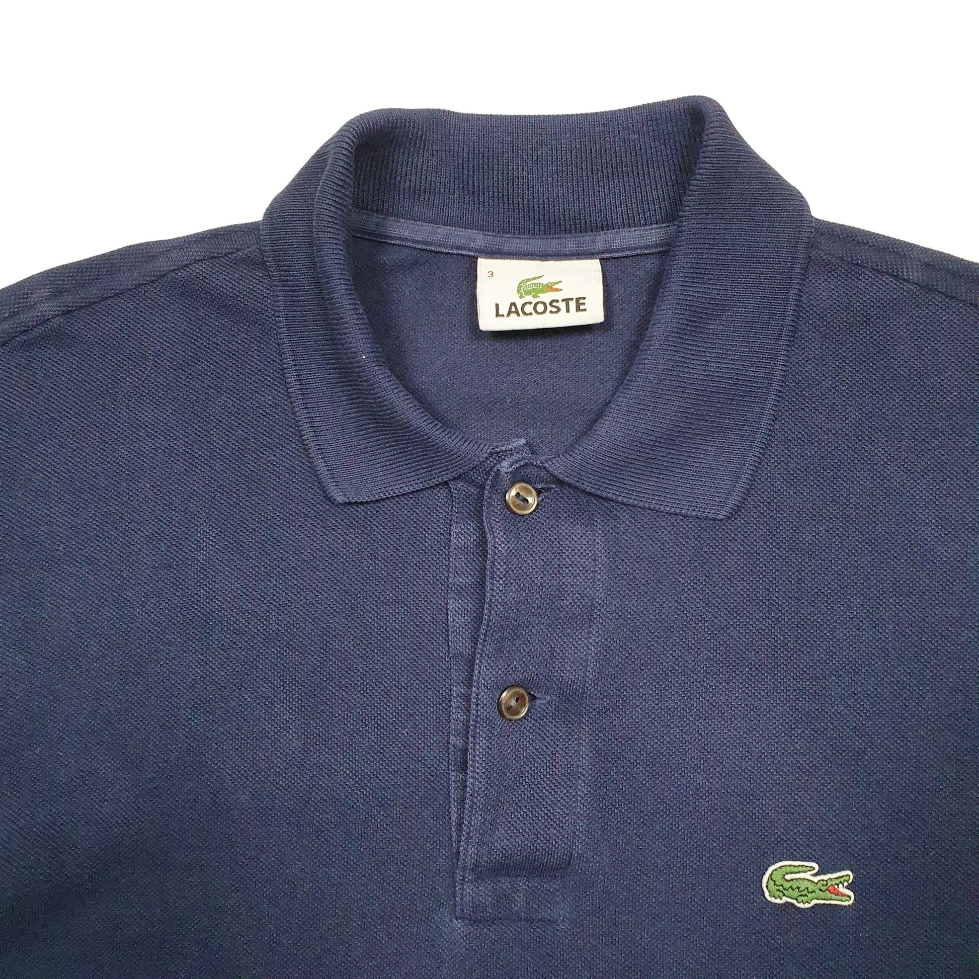 Mens Navy Lacoste  Short Sleeve Polo Shirt