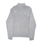 Mens Grey Chaps Knit Quarter Zip Jumper