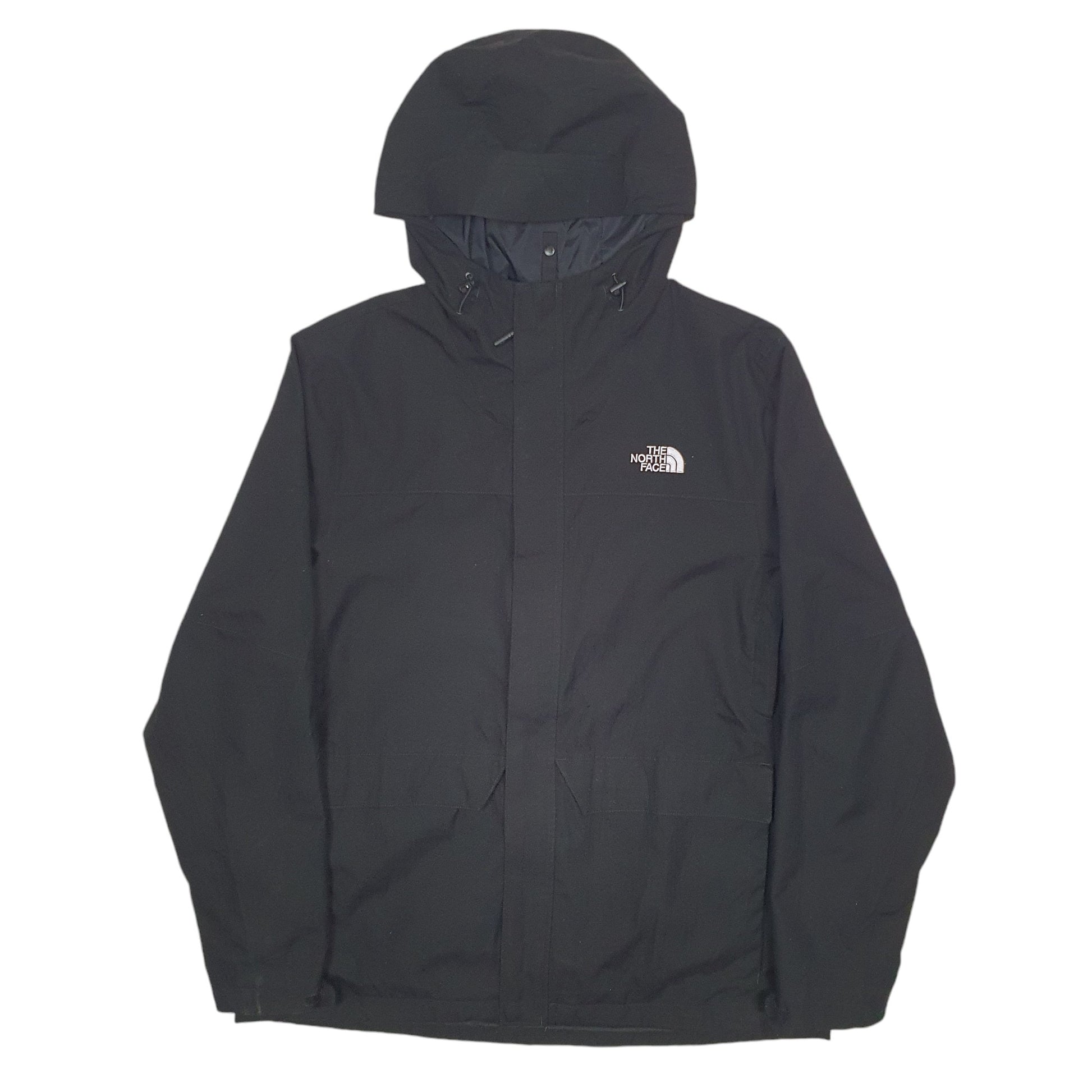 Mens Black The North Face Hyvent Raincoat Windbreaker Winter  Coat