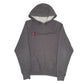 Mens Grey Champion Spellout Hoodie Jumper