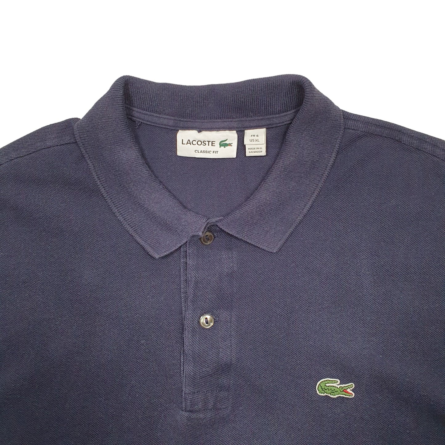Mens Navy Lacoste  Short Sleeve Polo Shirt
