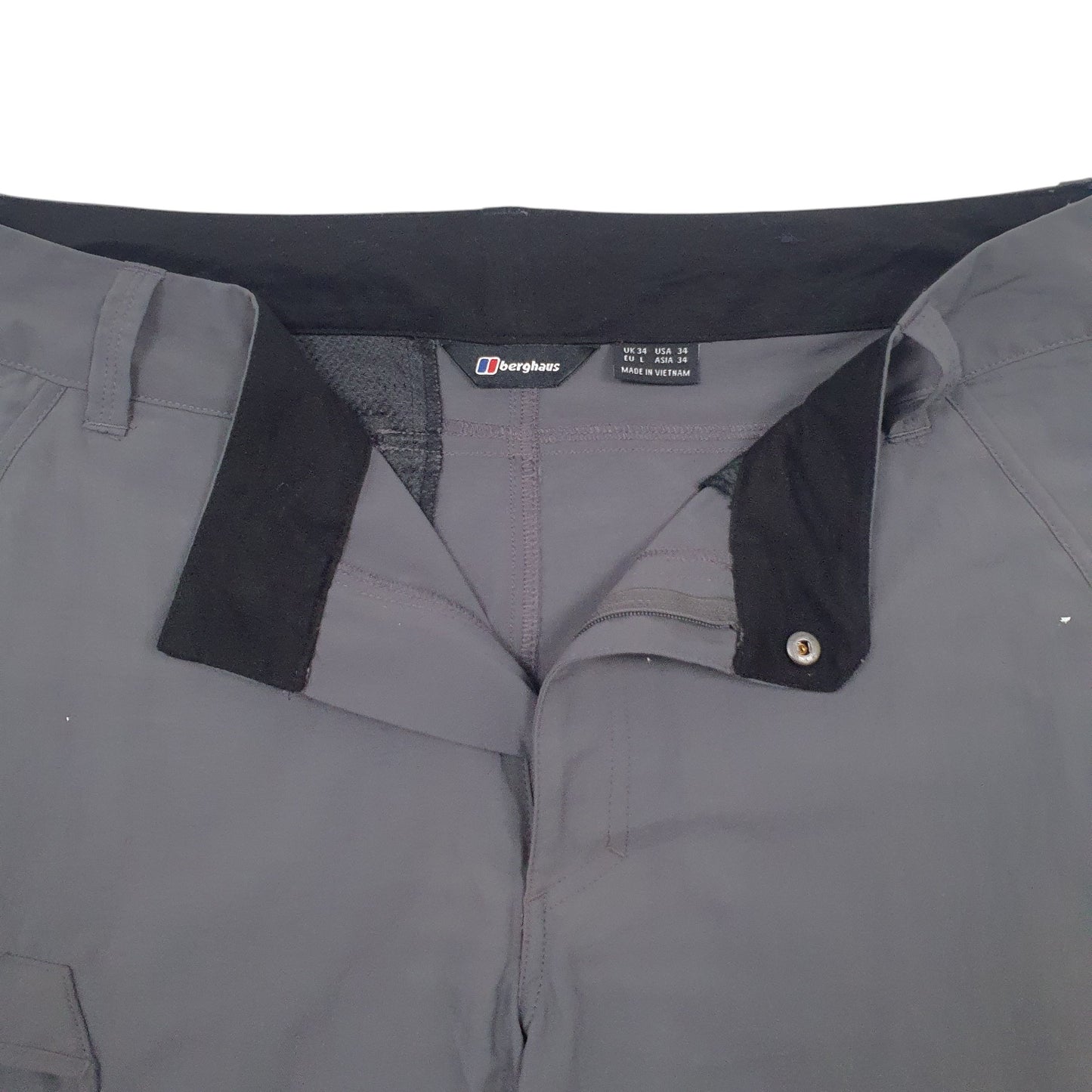 Mens Grey Berghaus Active Wear Hiking Sport Shorts