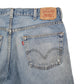 Mens Blue Levis Denim Jeans Jorts 550 Relaxed Cut Off Denim Shorts