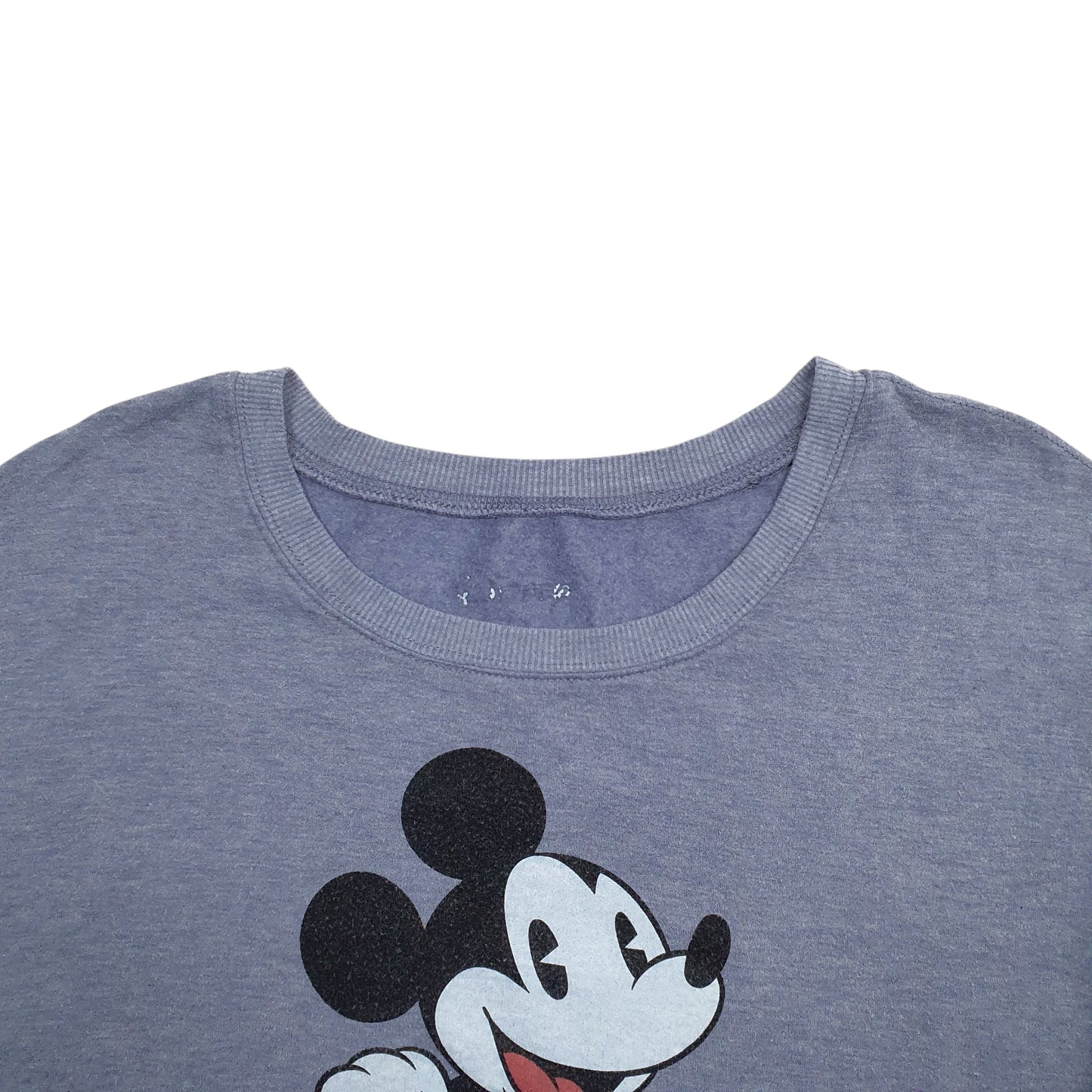 Womens Blue Disney Mickey Mouse Crewneck Jumper