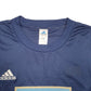 Mens Navy Adidas Vintage Climalite Volksbank 3 Short Sleeve T Shirt
