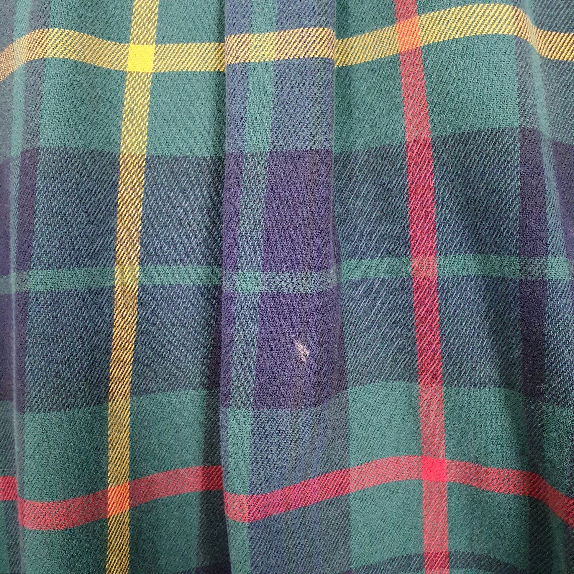 Mens Green Ralph Lauren Flannel Overshirt Long Sleeve Shirt