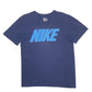 Mens Navy Nike Spellout Short Sleeve T Shirt