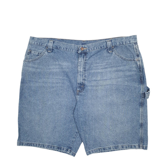 Mens Blue Wrangler Denim Jeans Jorts Carpenter Shorts