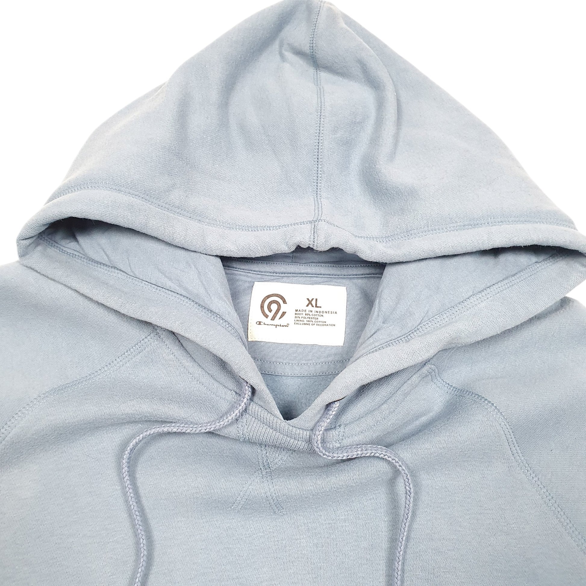 Mens Blue Champion  Hoodie Jumper
