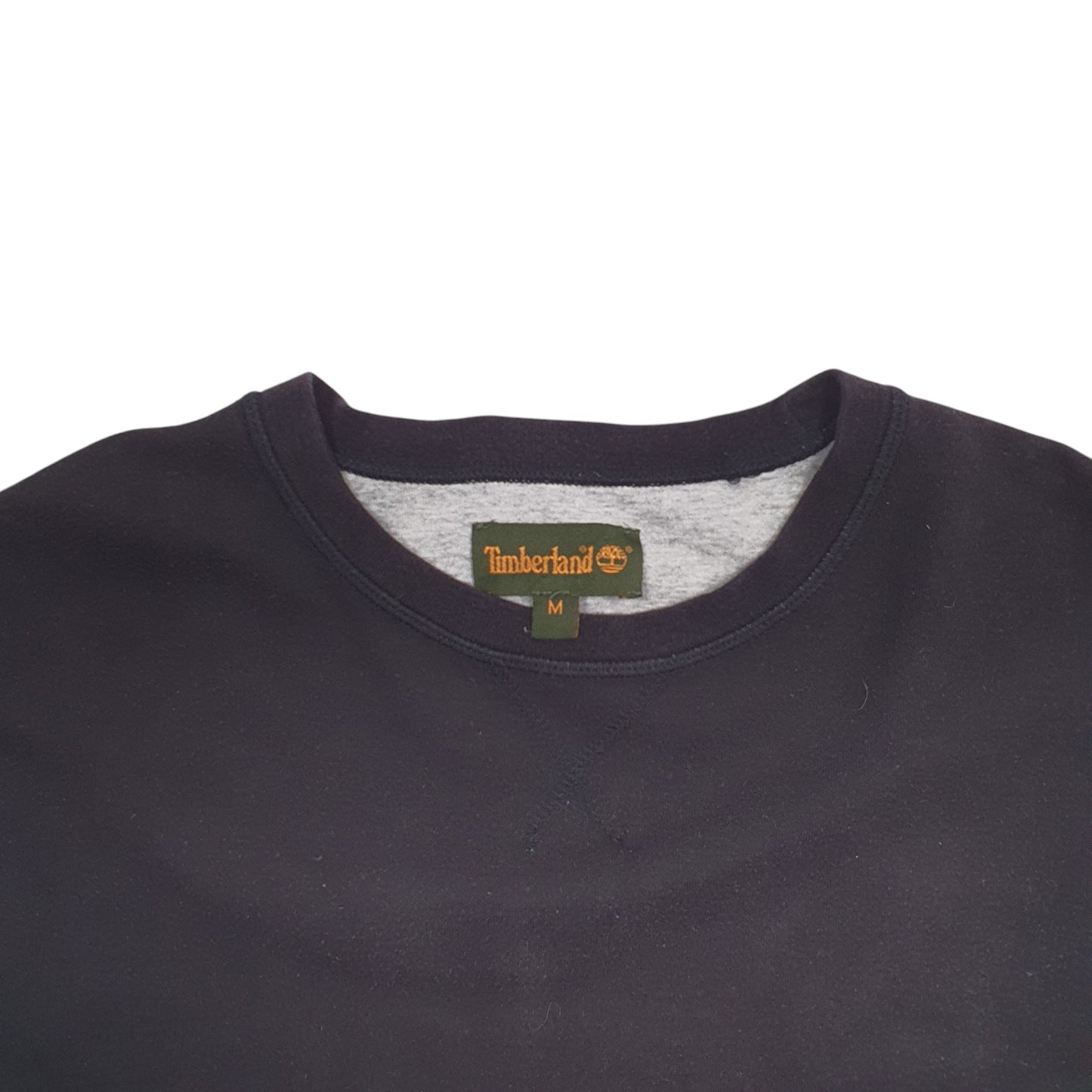 Mens Black Timberland  Crewneck Jumper