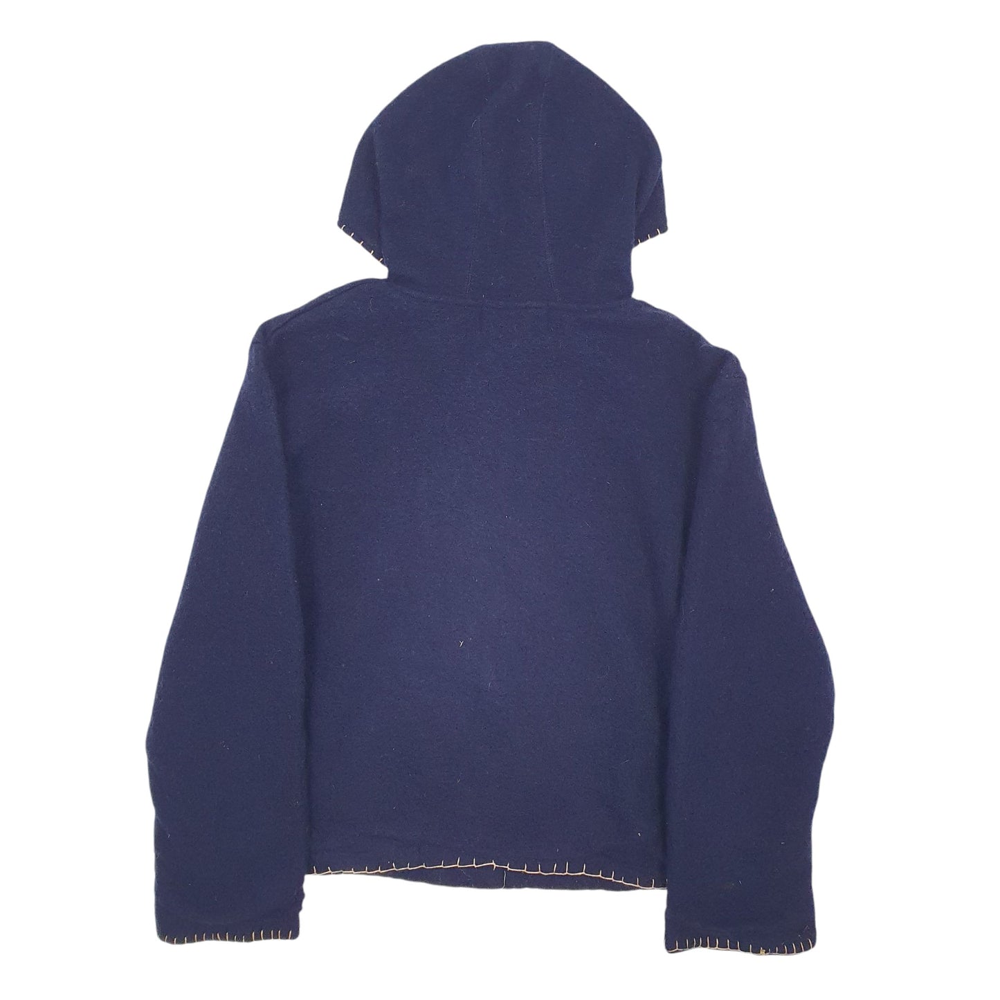 Womens Navy Fried Frog Vintage Hoodie Jumper