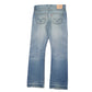 Mens Blue Levis Bootcut 512 JeansW34 L34