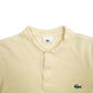 Mens Yellow Lacoste  Short Sleeve Polo Shirt