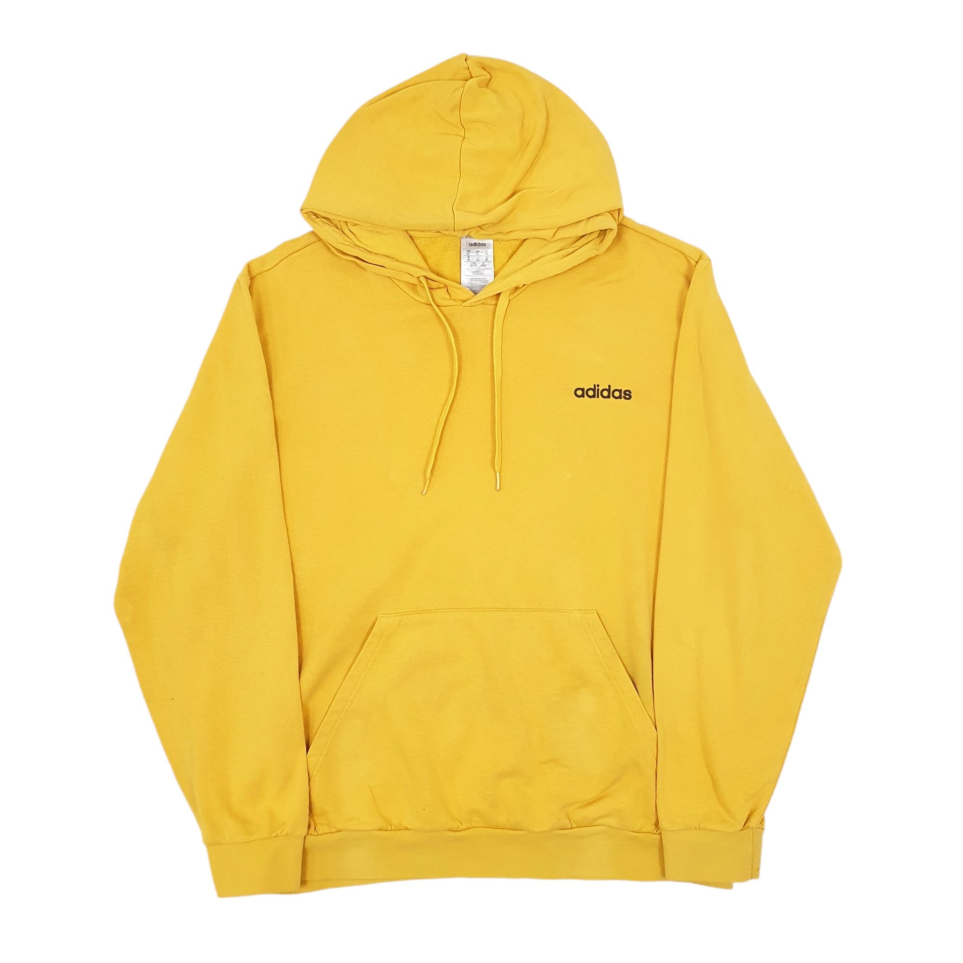 Mens Yellow Adidas  Hoodie Jumper