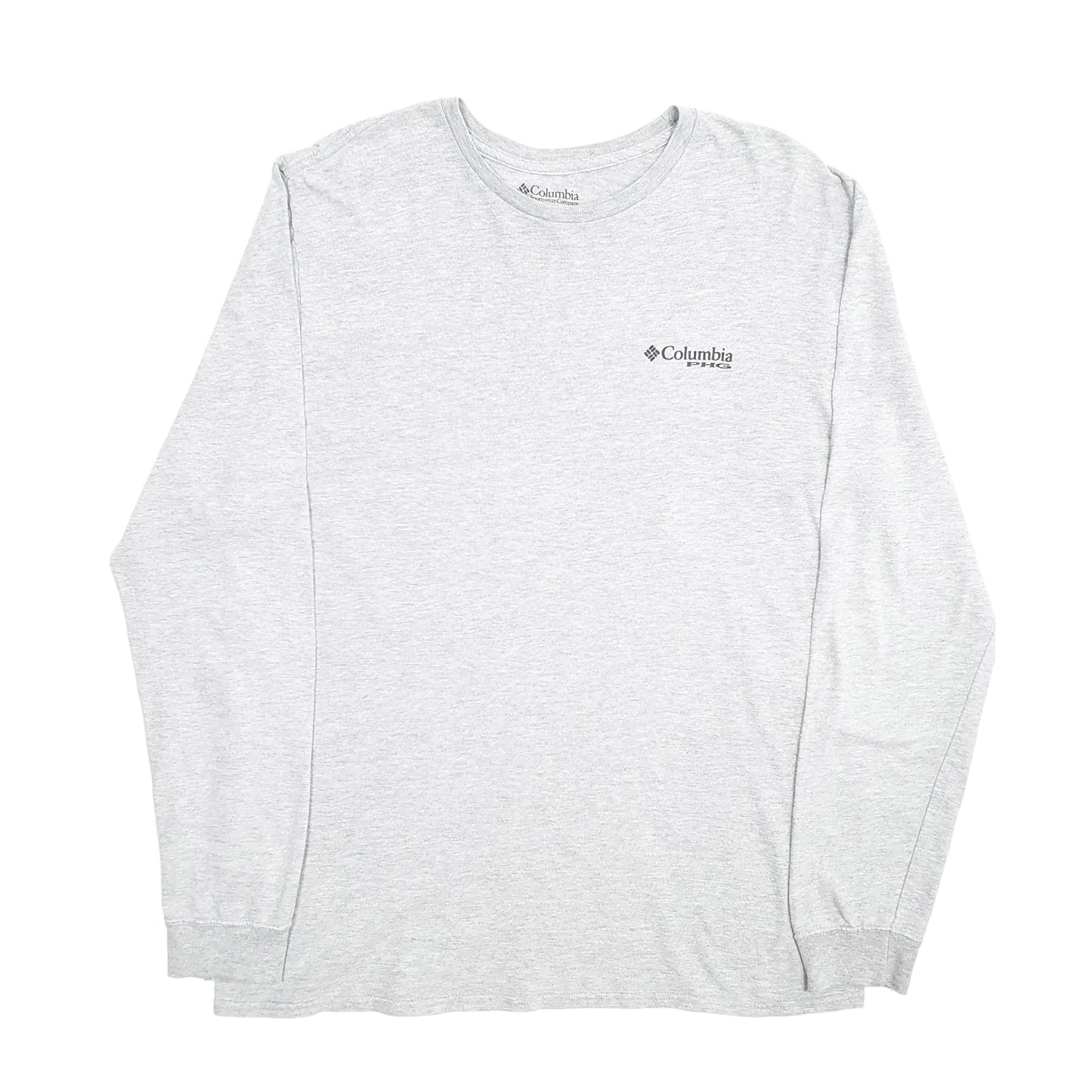 Mens Grey Columbia Sportswear PHG Hunting Long Sleeve T Shirt