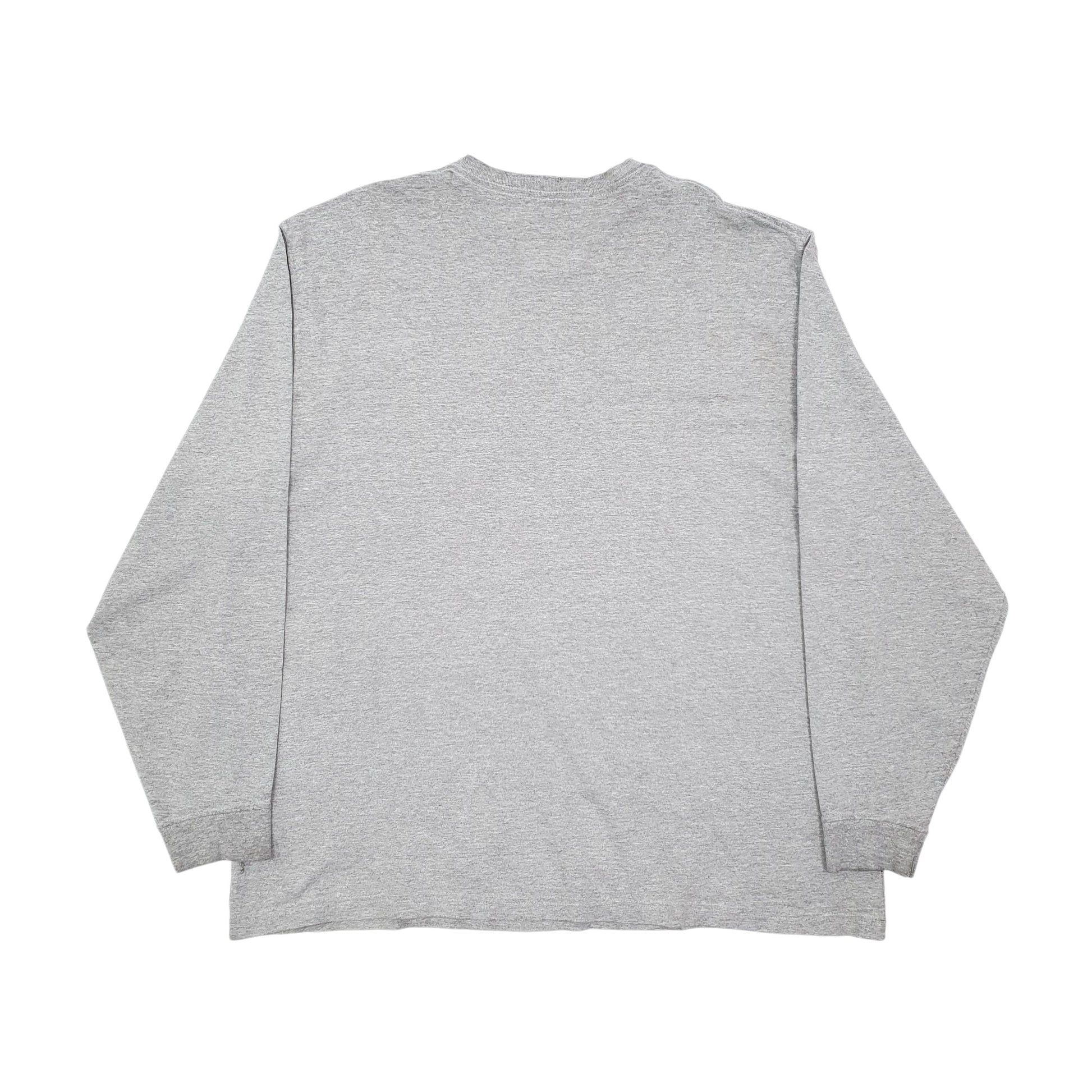 Mens Grey Carhartt  Long Sleeve T Shirt