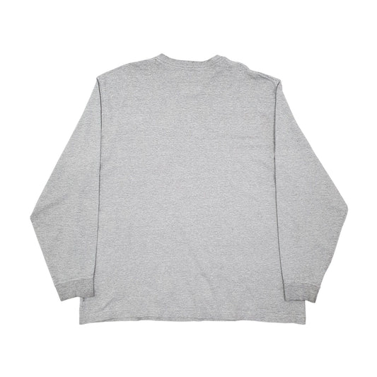 Mens Grey Carhartt  Long Sleeve T Shirt