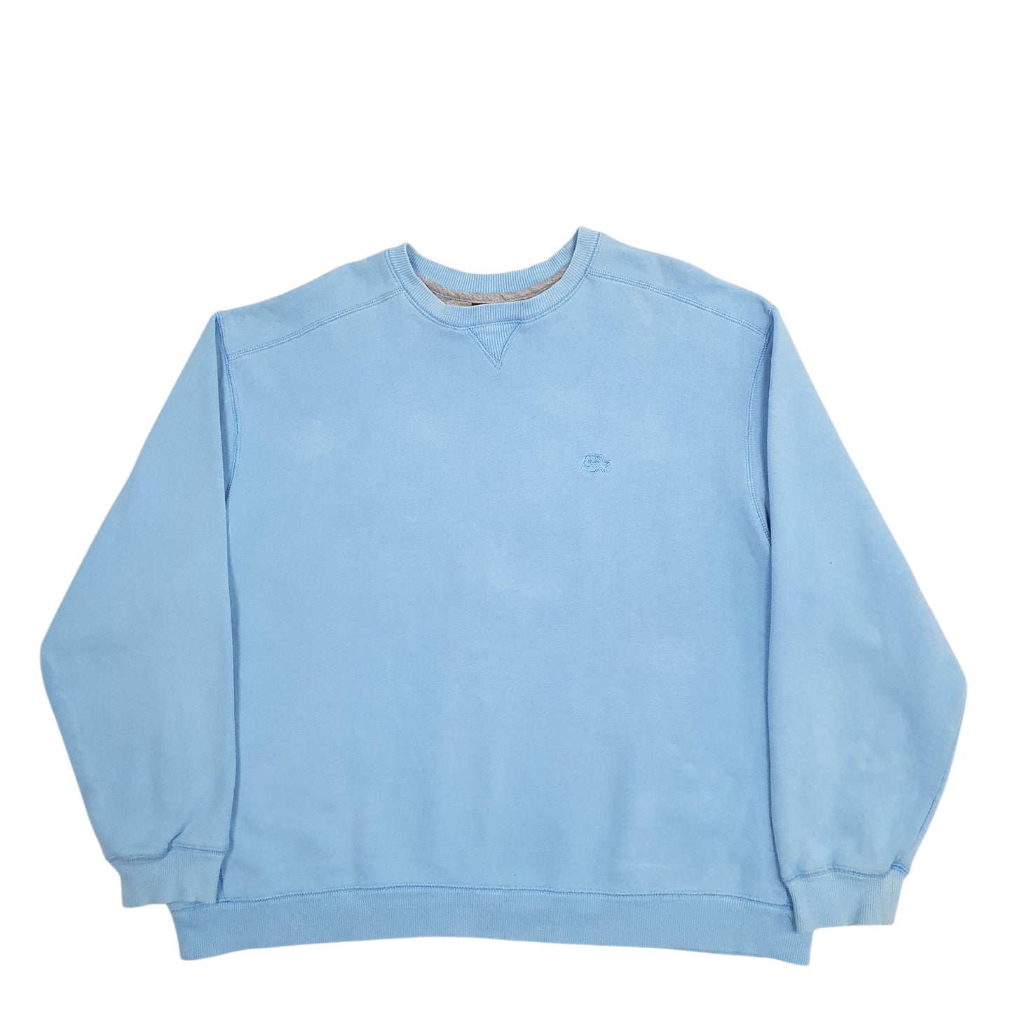 Mens Blue Starter  Crewneck Jumper