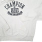 Mens Cream Champion Athletics Hoodie Jumper