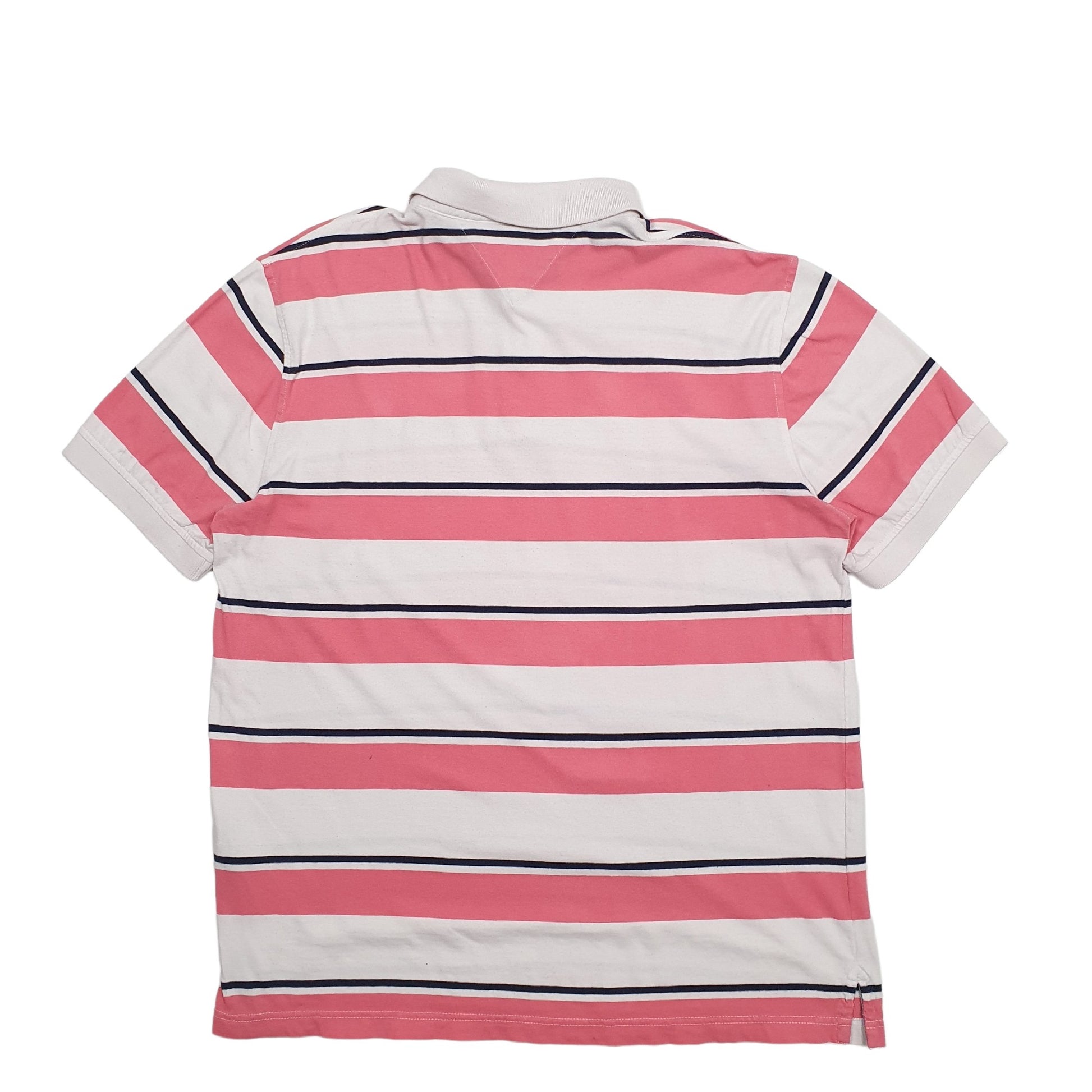 Mens White Tommy Hilfiger  Short Sleeve Polo Shirt