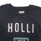Mens Black Hollister Spellout Crewneck Jumper