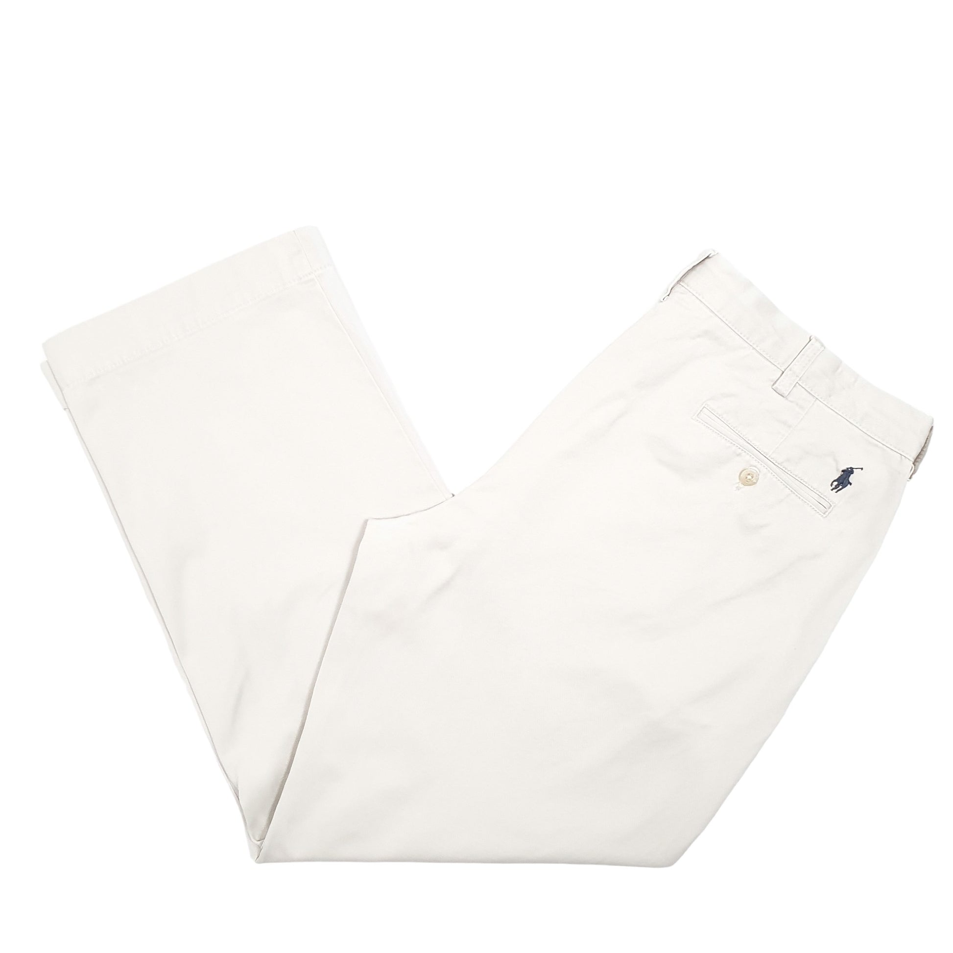 Mens Beige Polo Ralph Lauren Preston Pant Chino Trousers