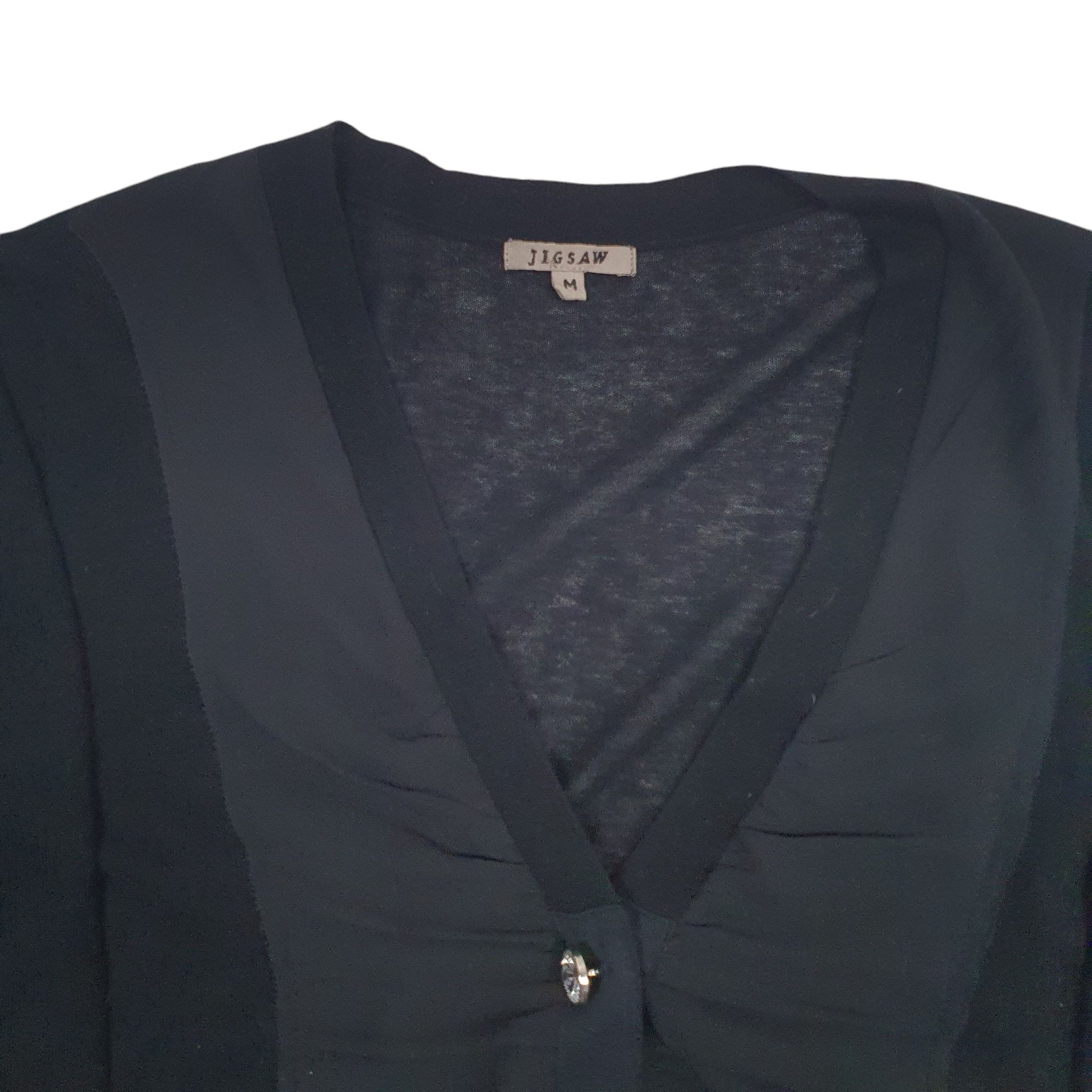 Womens Black Jigsaw  Cardigan Jumper
