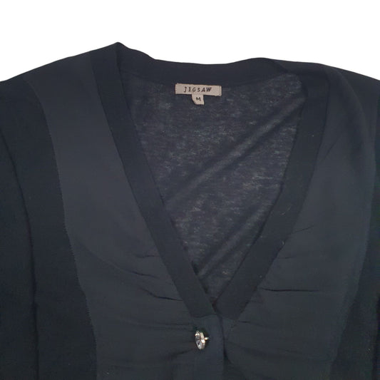 Womens Black Jigsaw  Cardigan Jumper