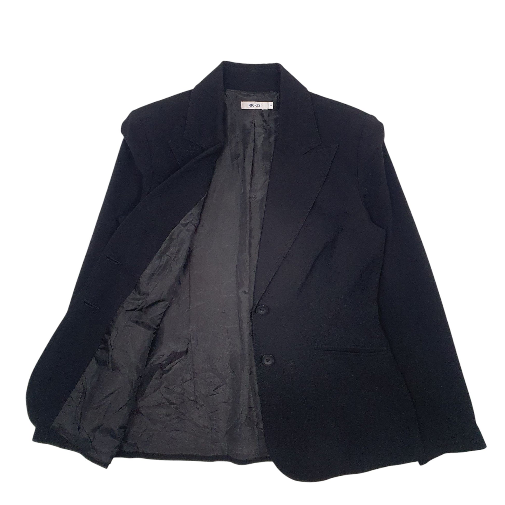 Womens Black Rickis   Coat