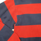 Mens Red St John's Bay Rugby Long Sleeve Polo Shirt