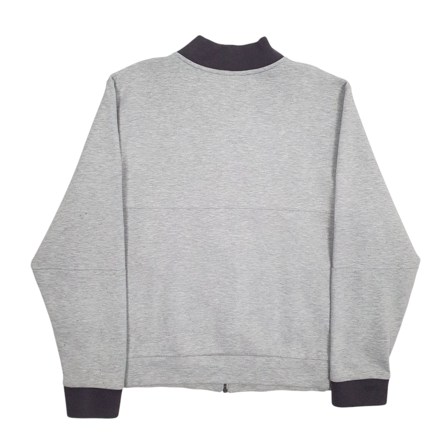 Mens Grey Lacoste Sport Full Zip Jumper