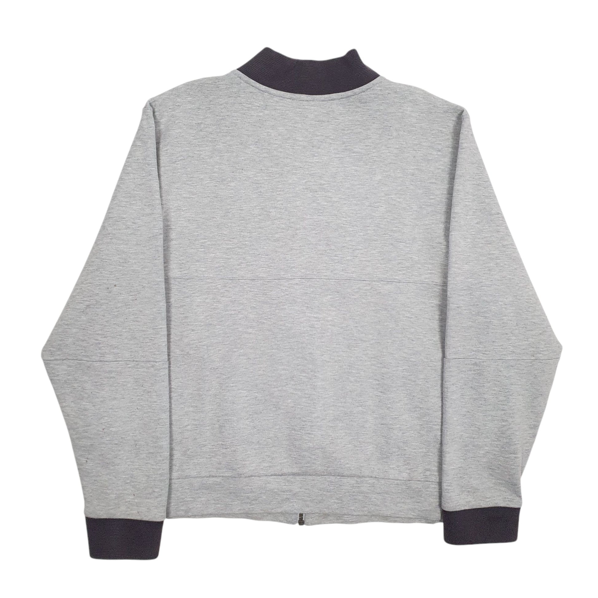 Mens Grey Lacoste Sport Full Zip Jumper