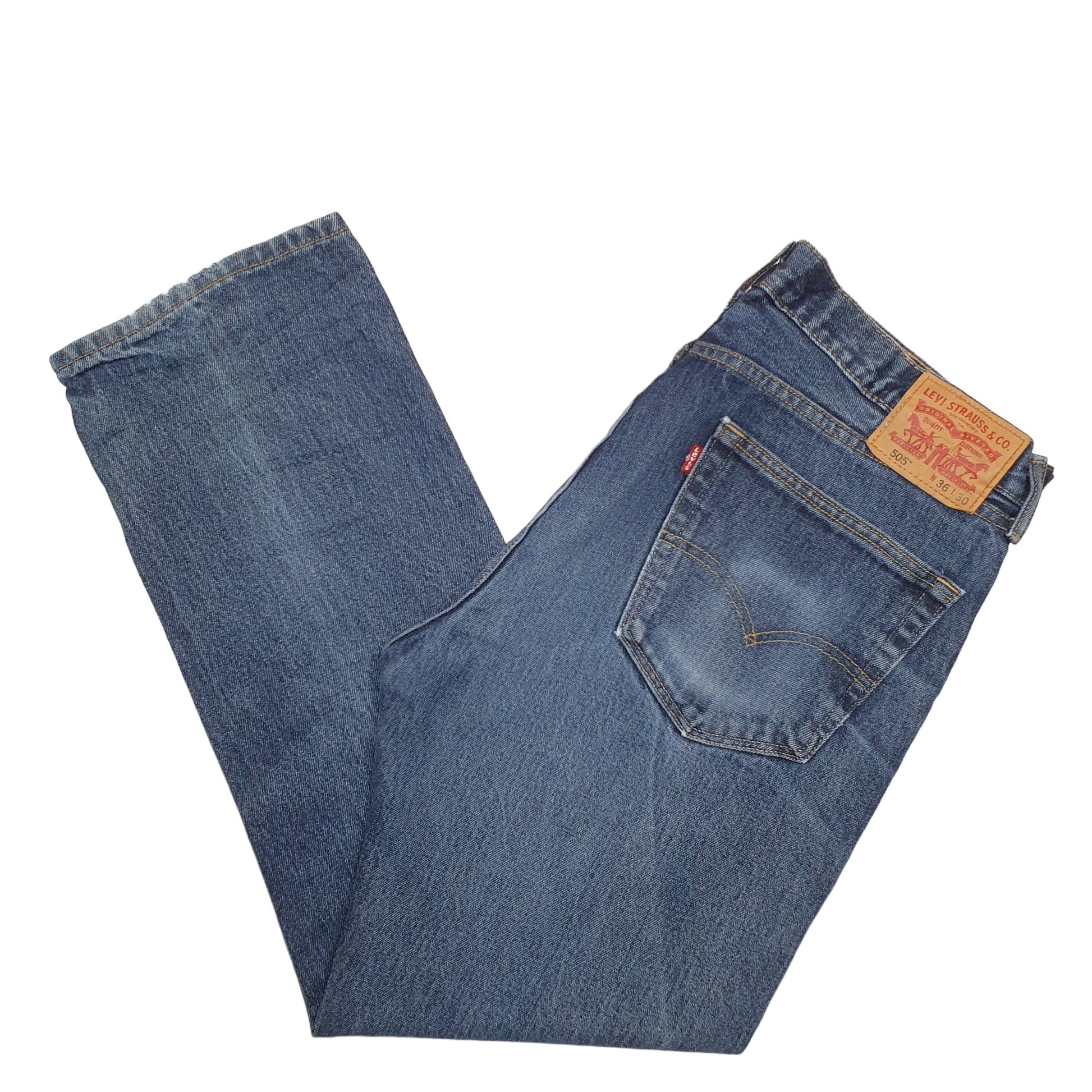 Mens Blue Levis  505 JeansW36 L30