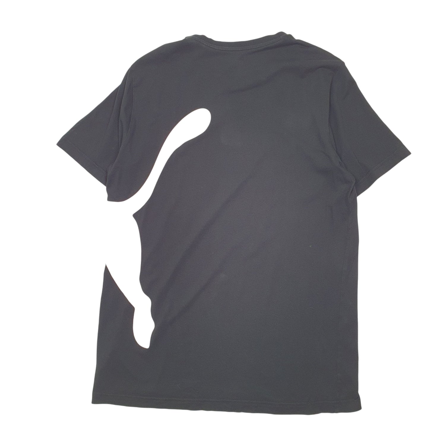 Mens Black Puma  Short Sleeve T Shirt