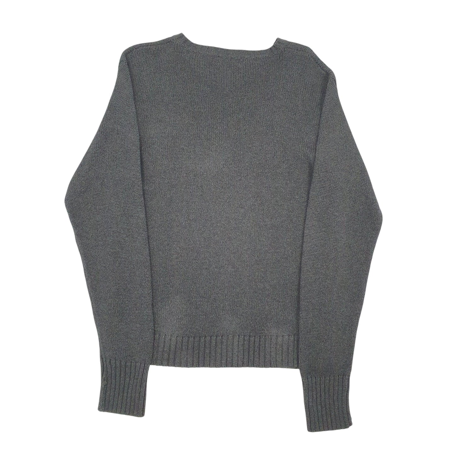 Womens Grey Polo Ralph Lauren Knit Crewneck Jumper