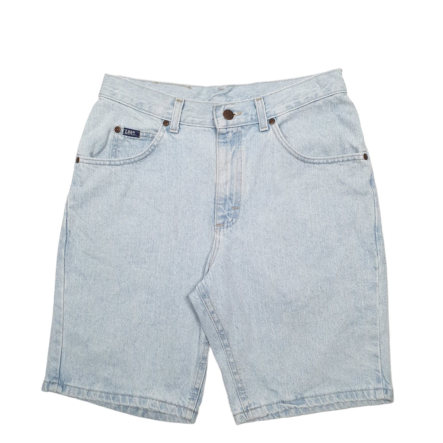Mens Blue Lee  Denim Shorts