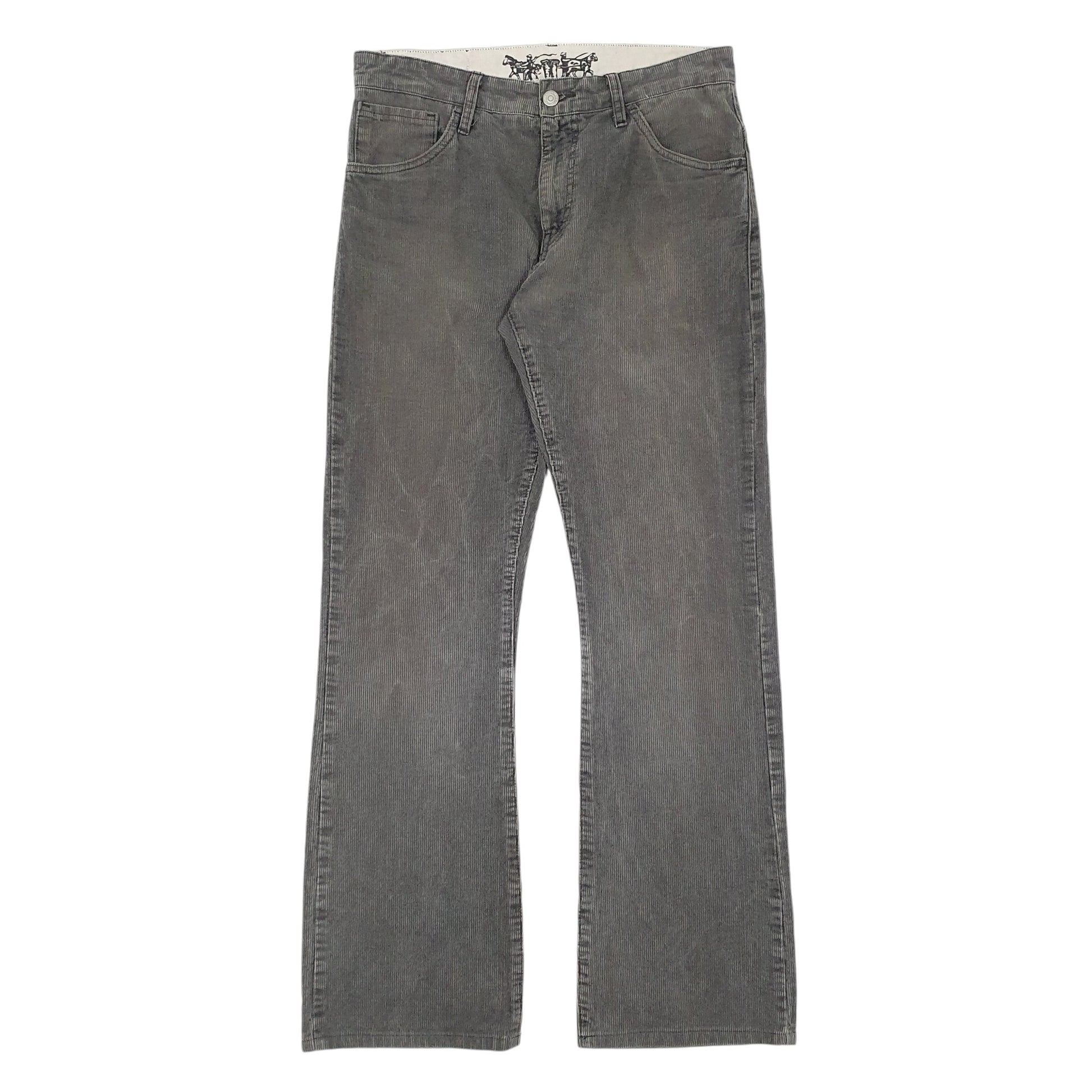 Mens Grey Levis  Corduroy Trousers