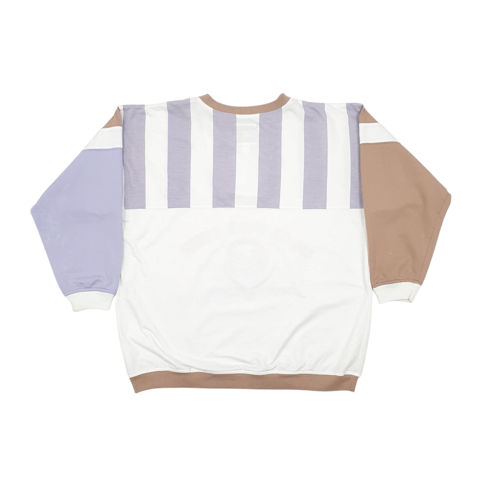 Mens White Greenline International Lightweight Vintage 90s Crewneck Jumper