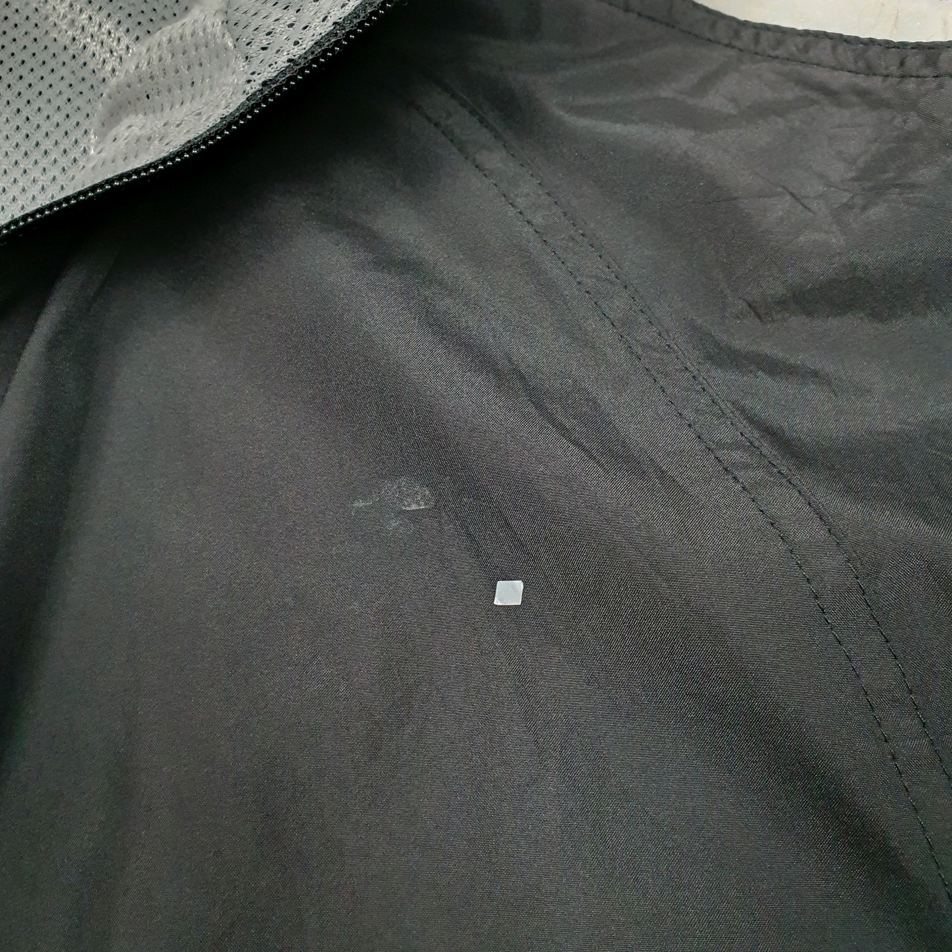 Mens Black Starter Lightweight Hooded Full Zip Coat