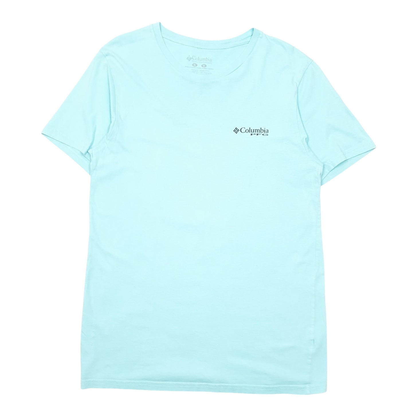 Mens Turquoise Columbia Sportswear PFG Performance Fishing Gear Short Sleeve T Shirt