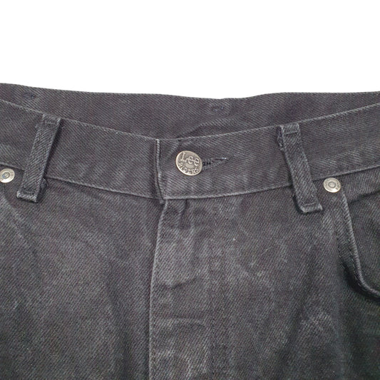 Mens Black Lee Vintage Riders Union Made In USA Casual JeansW36 L30