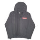 Mens Black Nike Hoodie Just Do It Full Zip Jumper