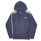 Mens Navy Adidas  Full Zip Jumper