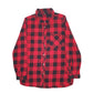 Mens Red Cool Cat  Long Sleeve Shirt