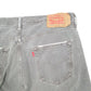 Mens Grey Levis 501 Jorts Denim Shorts